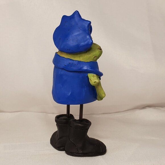 Russ Berrie Frog Cop from the Teenie Countrykins series By Kathleen Kelly - Picture 7 of 10